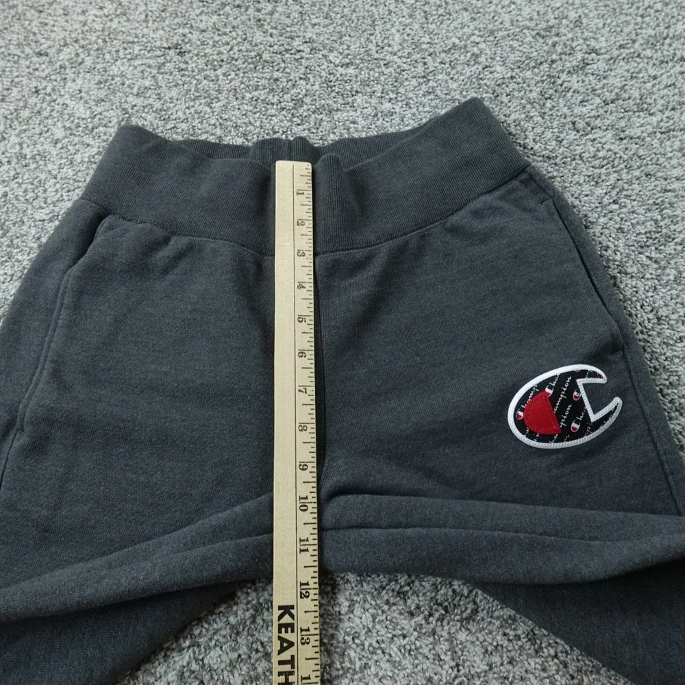 Champion Pants Mens S Gray Reverse Weave Track Jogger Sweatpants Gym Workout Run